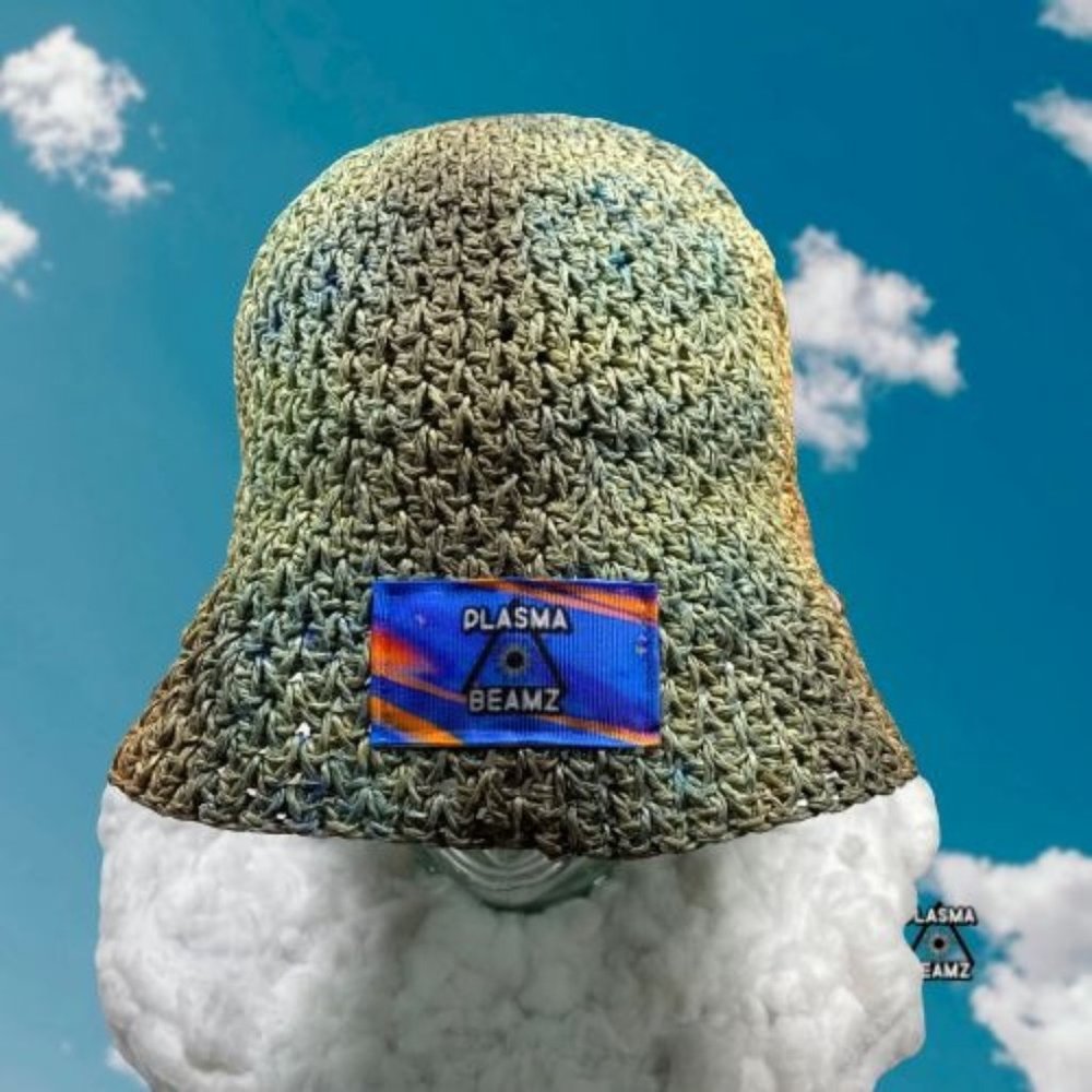 Plasma Beamz Crochet Tie-Dye Bucket Hat